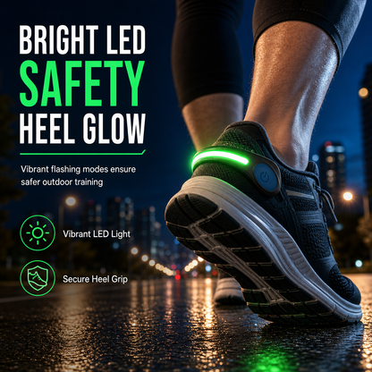 📢📢50% OFF !! ⏰LED Glowing Shoe Clip Light Flashing Safety Warning Light for Night Running and Cycling