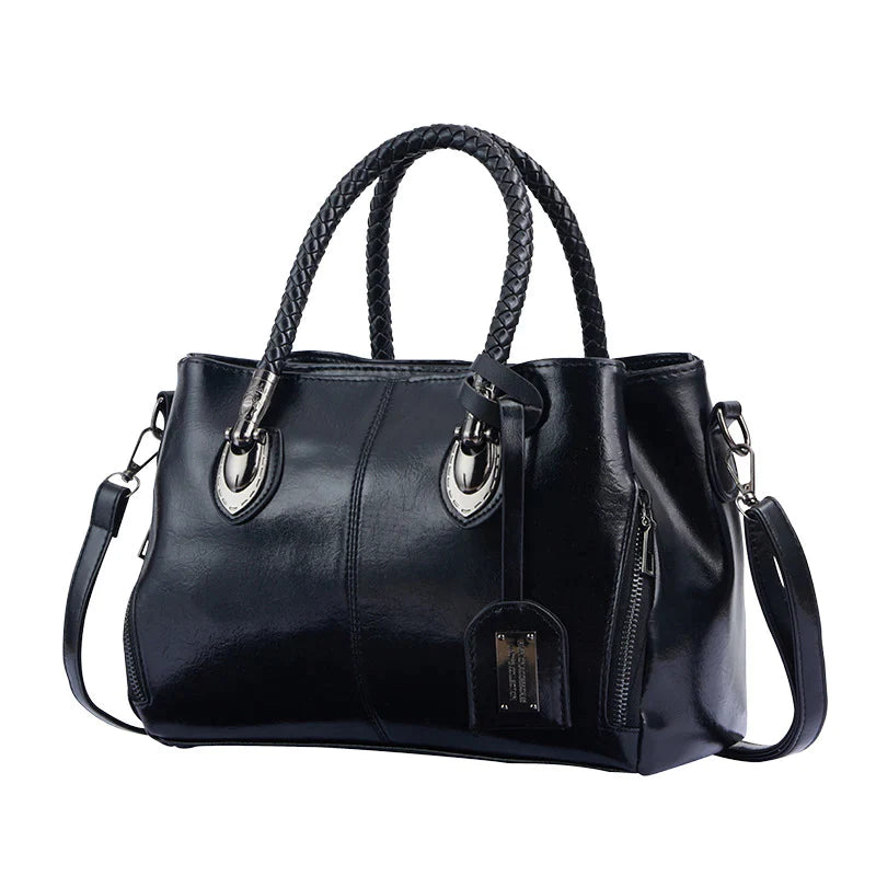 Women's Leather Boston Bag