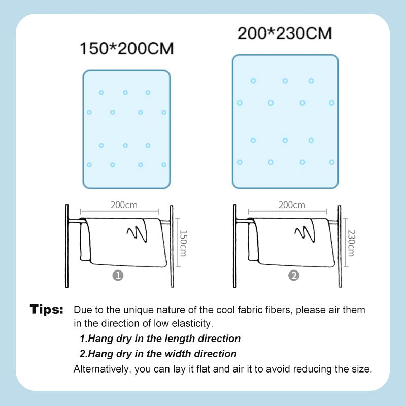 Summer Cooling Comforter for Hot Sleepers - Comforter Only