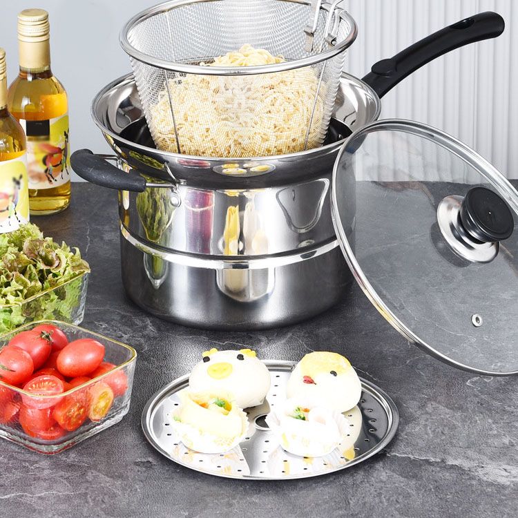 Multipurpose Stainless Steel Saucepan