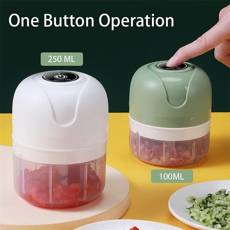 USB Rechargeable Electric Garlic Grinder