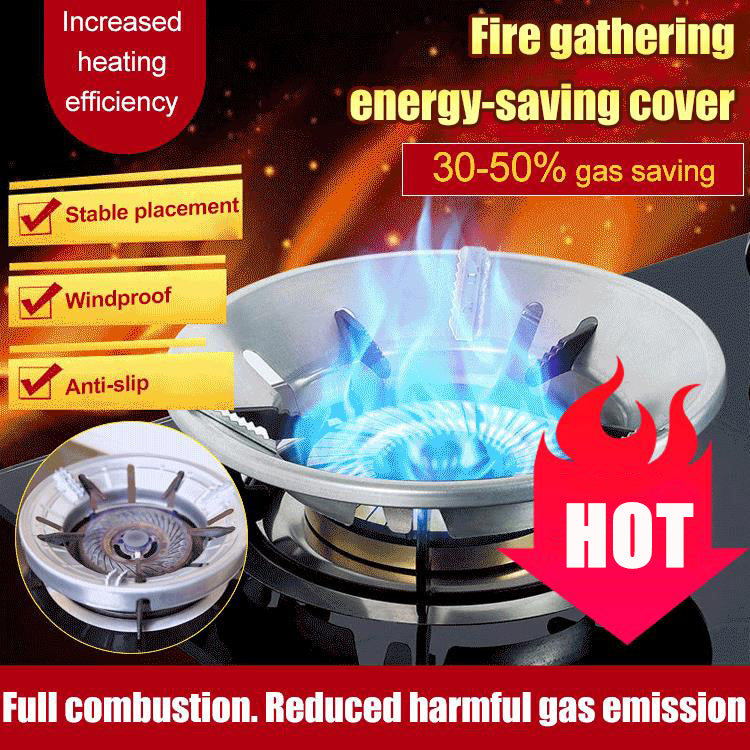 🔥Hot Sale 29.99🔥Home Gas Stove Fire Gathering Energysaving Cover