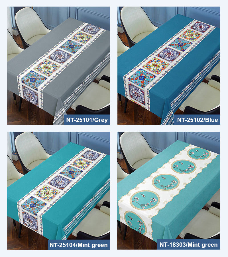 auq table cloth,waterproof and oil-resistant function... HOT SALE 🔥Waterproof Oil Resistant Embroidered Tablecloths – misolikeo
