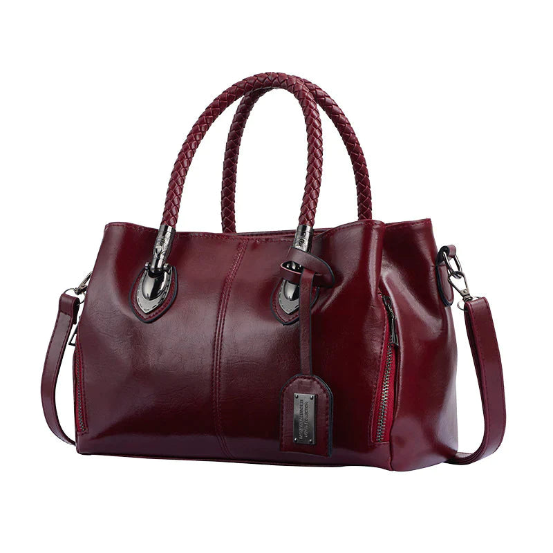 Women's Leather Boston Bag