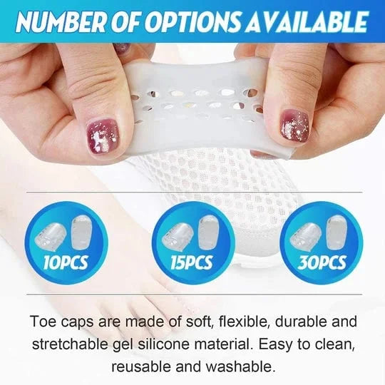 Silicone toe guards