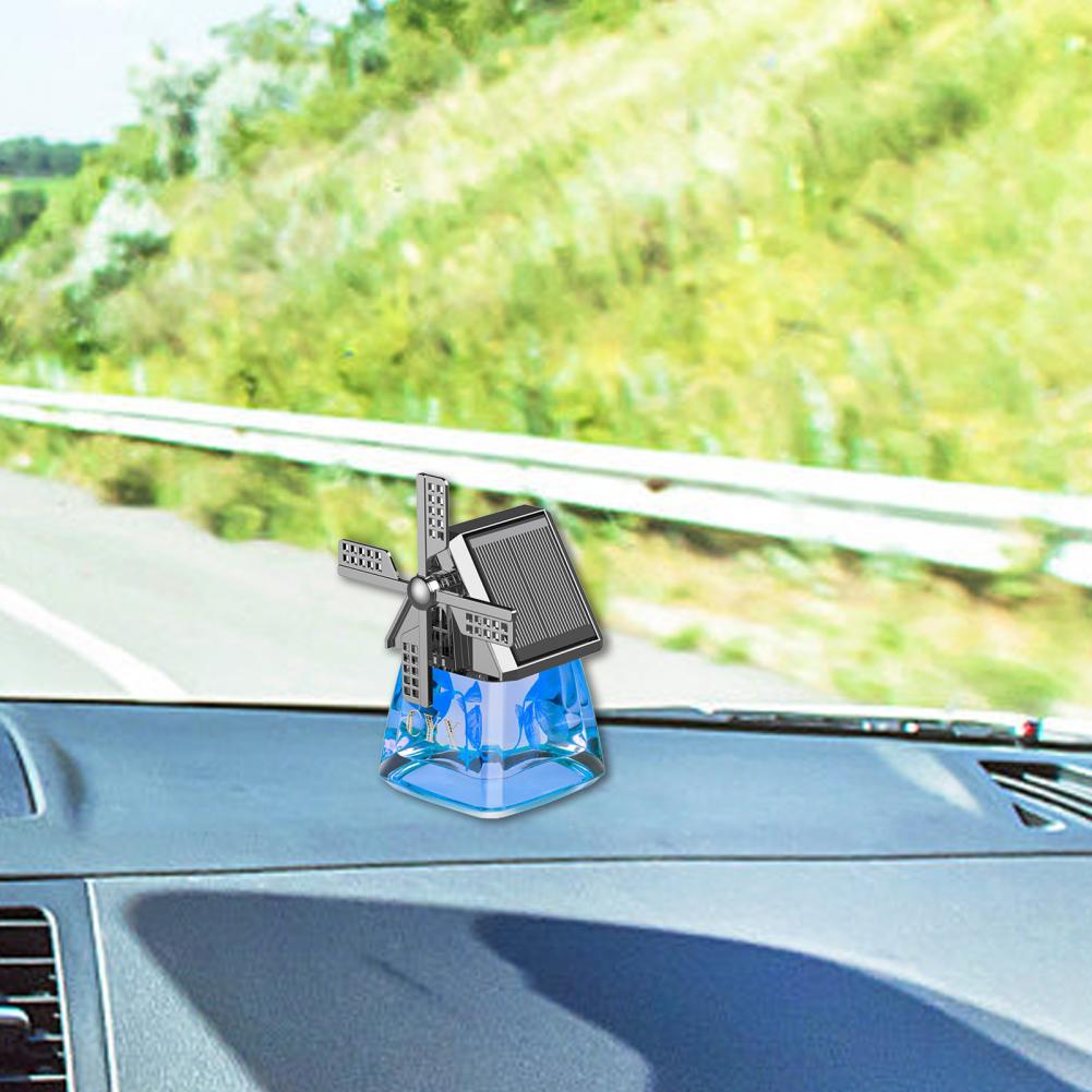 Windmill Solar Energy Rotating Aromatherapy Car Air Freshener（50% OFF）