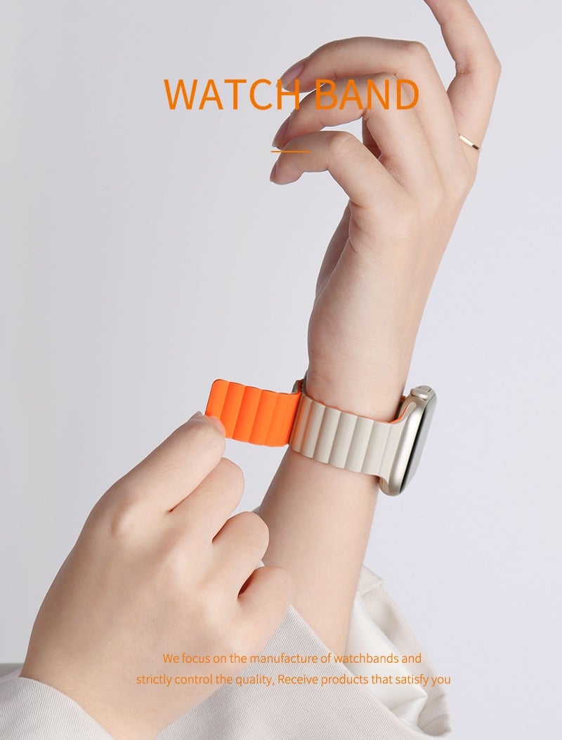 Applicable to Apple iwatch（ All Series） Two-Sided Magnetic Watch band