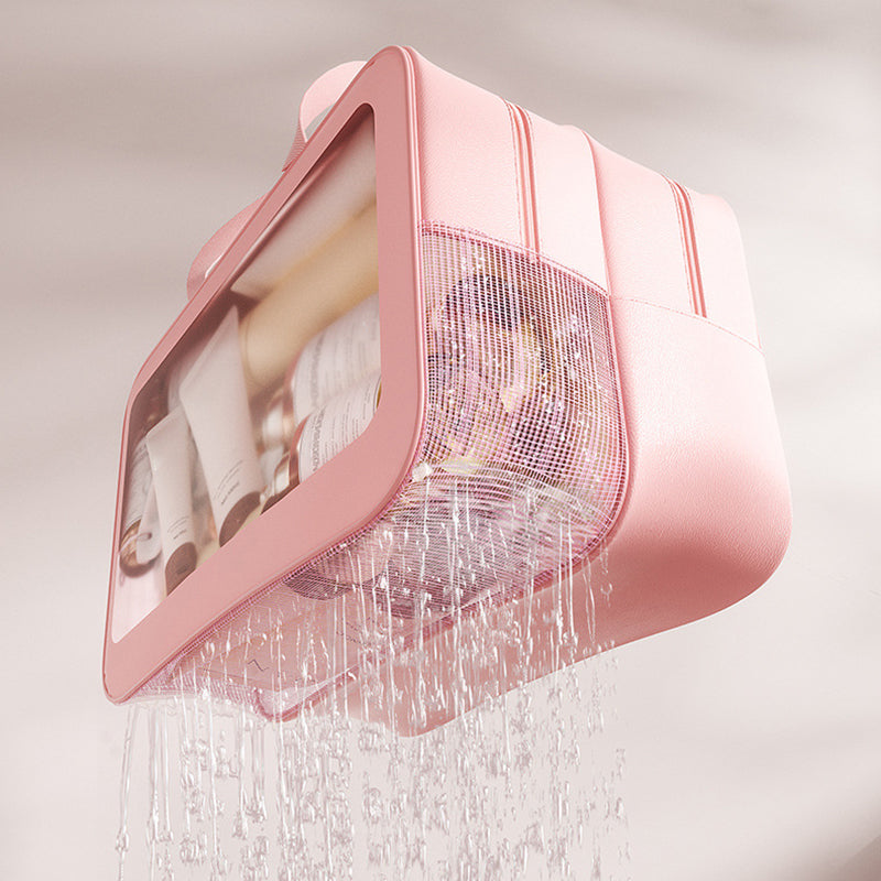 Dry and wet separation wash cosmetic bag