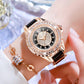 Elegant French Watch Encrusted With Zircon