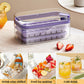 Food Grade Button Type Ice Mold and Ice Storage Box(Comes with an ice shovel)