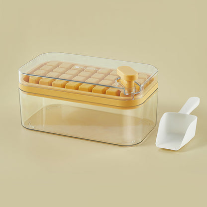 Food Grade Button Type Ice Mold and Ice Storage Box(Comes with an ice shovel)