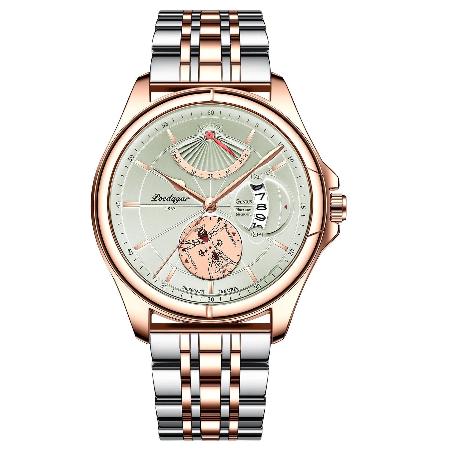 Biaotic@ Fashion Top Luxury Calendar Watch（50% OFF）