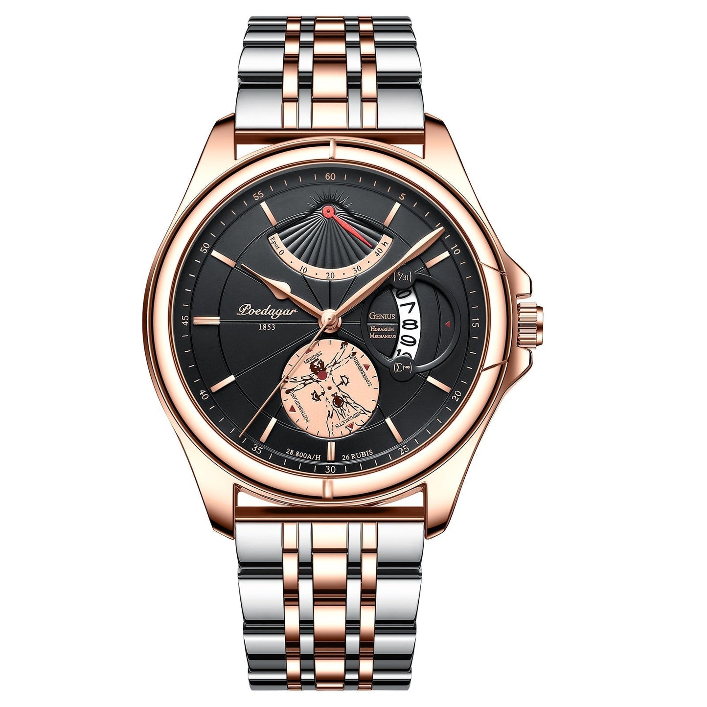 Biaotic@ Fashion Top Luxury Calendar Watch（50% OFF）