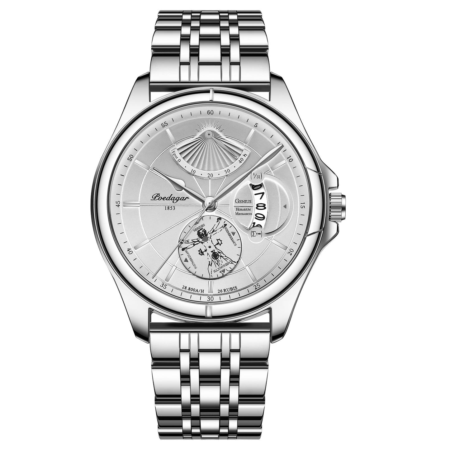 Biaotic@ Fashion Top Luxury Calendar Watch（50% OFF）