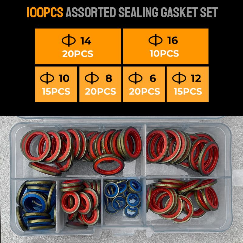 Assorted Sealing Gasket Set