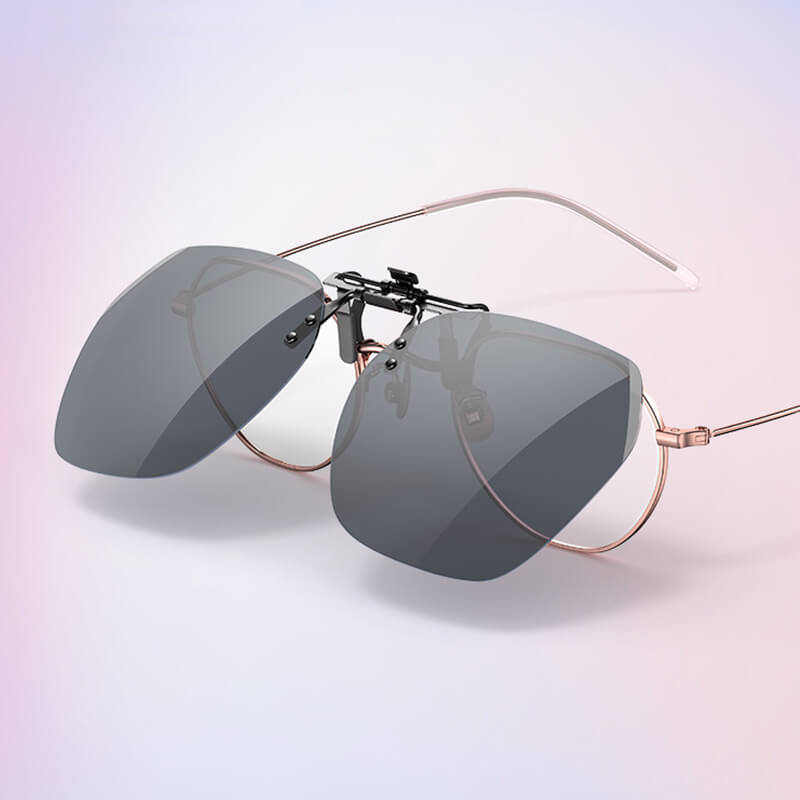 Clip-on Flip Up Metal Sunglasses Clip