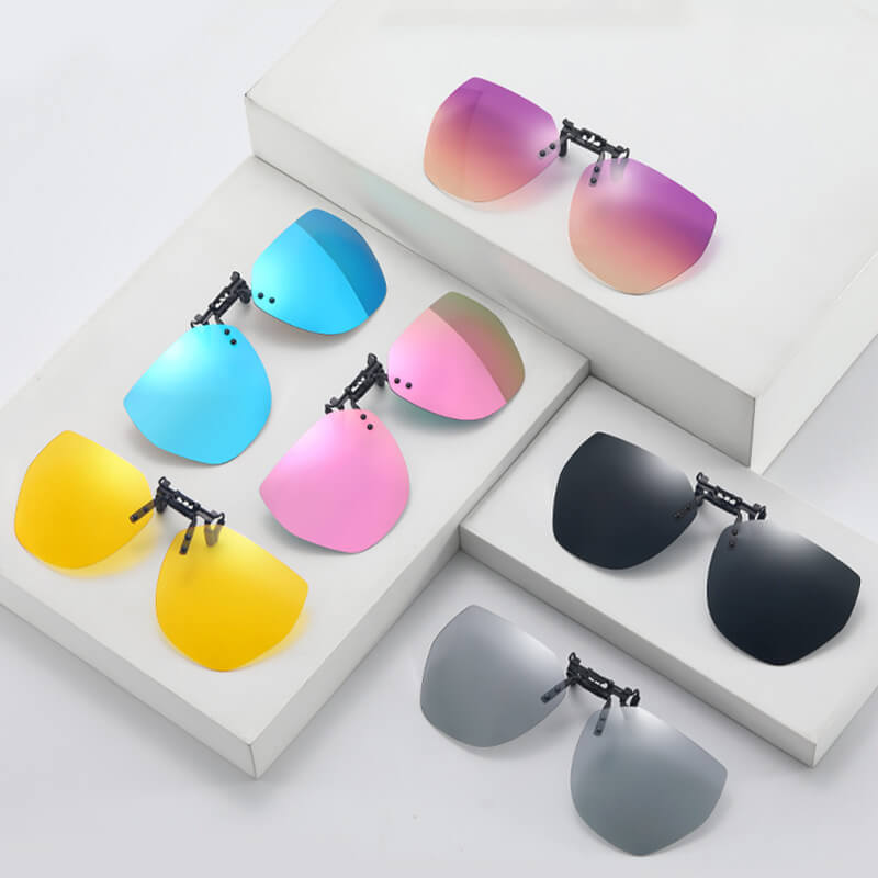 Clip-on Flip Up Metal Sunglasses Clip