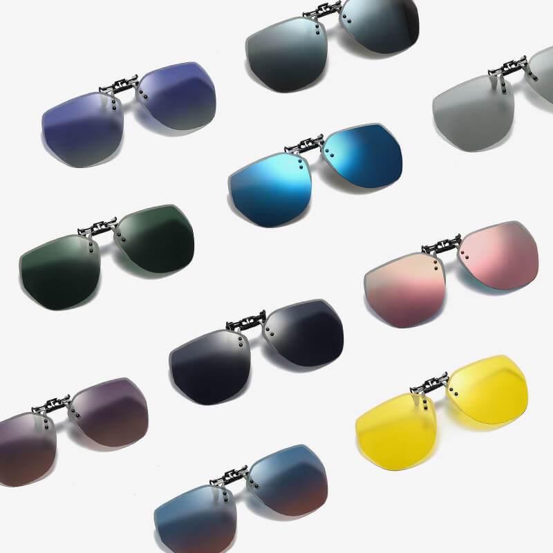 Clip-on Flip Up Metal Sunglasses Clip