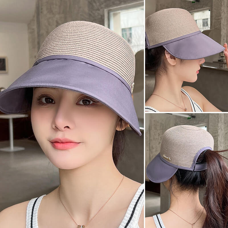 Women's large brim sunscreen hat for beach outing in summer（50% OFF）