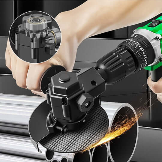 Electric Drill To Angle Grinder Converter