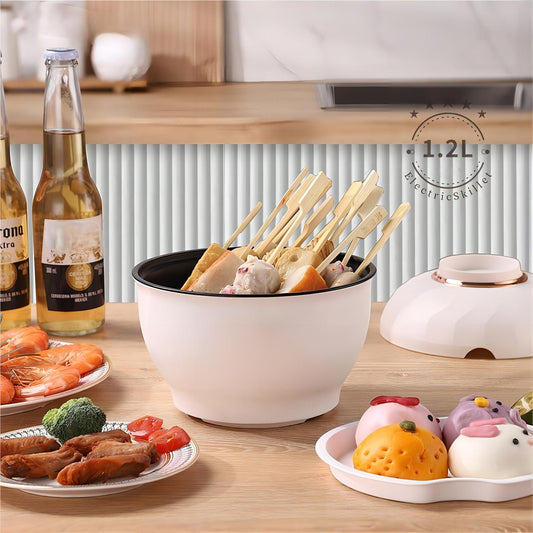 Great Gift - 1.2L Multifunctional Electric Pot Mini Ramen Cooker