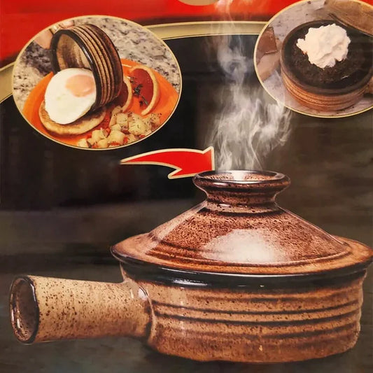 🔥BUY 2 FREE SHIPPING🔥 Stoneware Retro Soup Pot