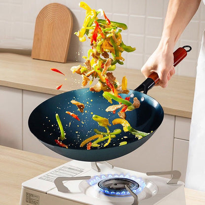 🔥50% off at New Year🎁 - Home Use Non-Stick Iron Stir-Frying Wok