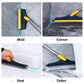 Bathroom Bristles Tile and Floor Crevice Cleaning Squeegee Brush