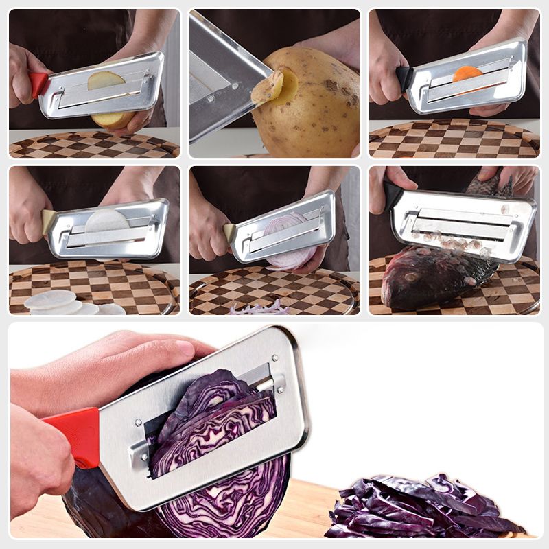 Stainless Steel Double-layer Slicer - Best Kitchen Gift (Great Sale⛄BUY 2 Get 5% OFF)