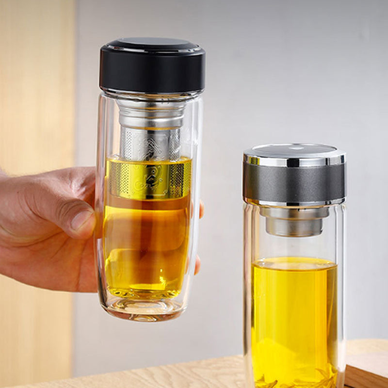 Festival promotion🎁Double-layered High Borosilicate Glass Transparent Cup