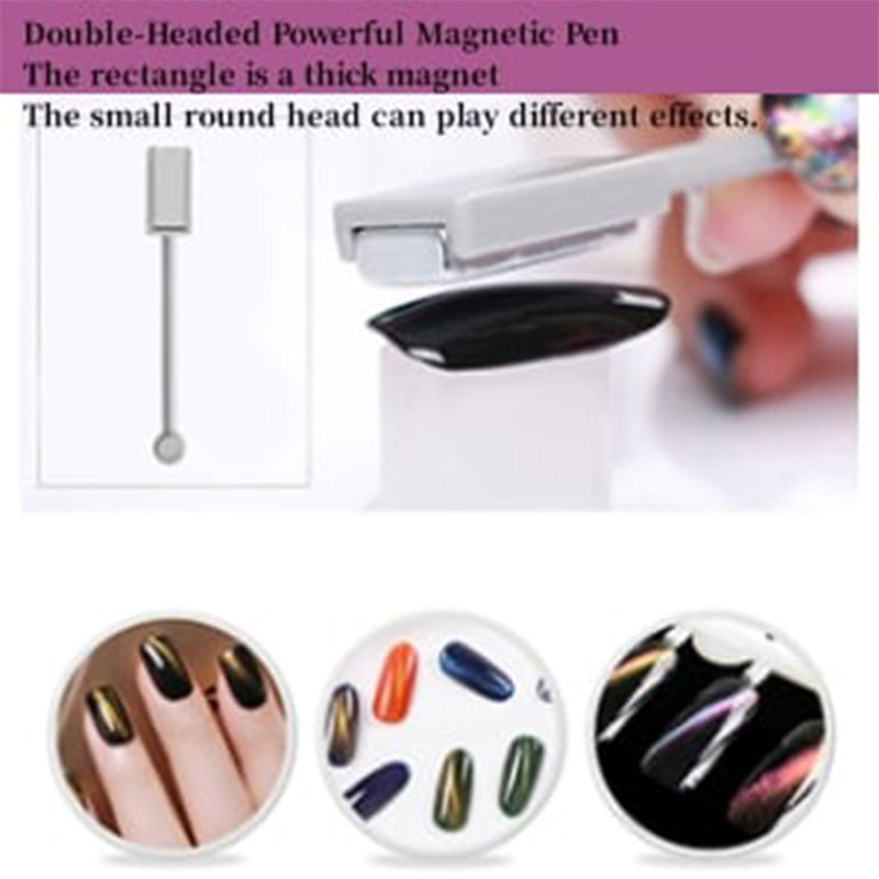 Nail Magnet Tool Set for Cat Eye Nail Gel Design