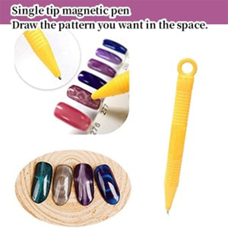 Nail Magnet Tool Set for Cat Eye Nail Gel Design