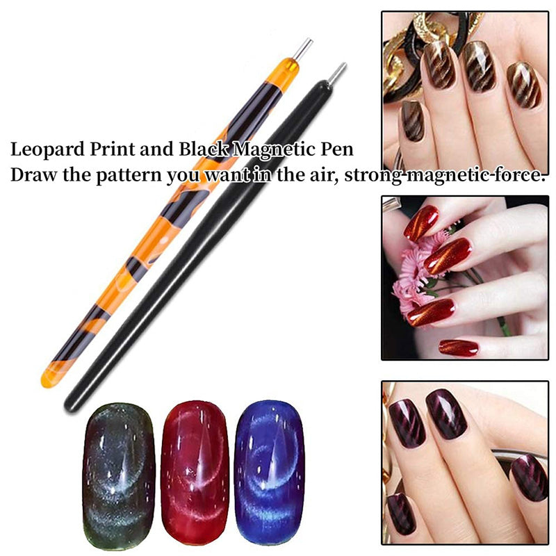 Nail Magnet Tool Set for Cat Eye Nail Gel Design