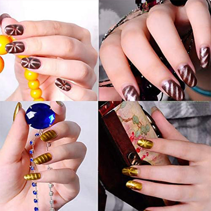 Nail Magnet Tool Set for Cat Eye Nail Gel Design