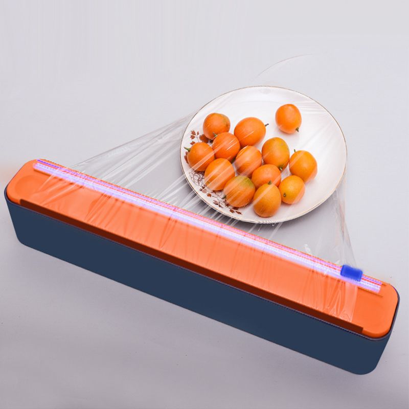 Refillable Plastic Wrap Cutter Dispenser