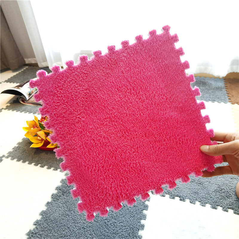 💥New Year Big Sale 40% OFF💥 Plush Patchwork Foam Floor Mat（10 pcs/ SET）