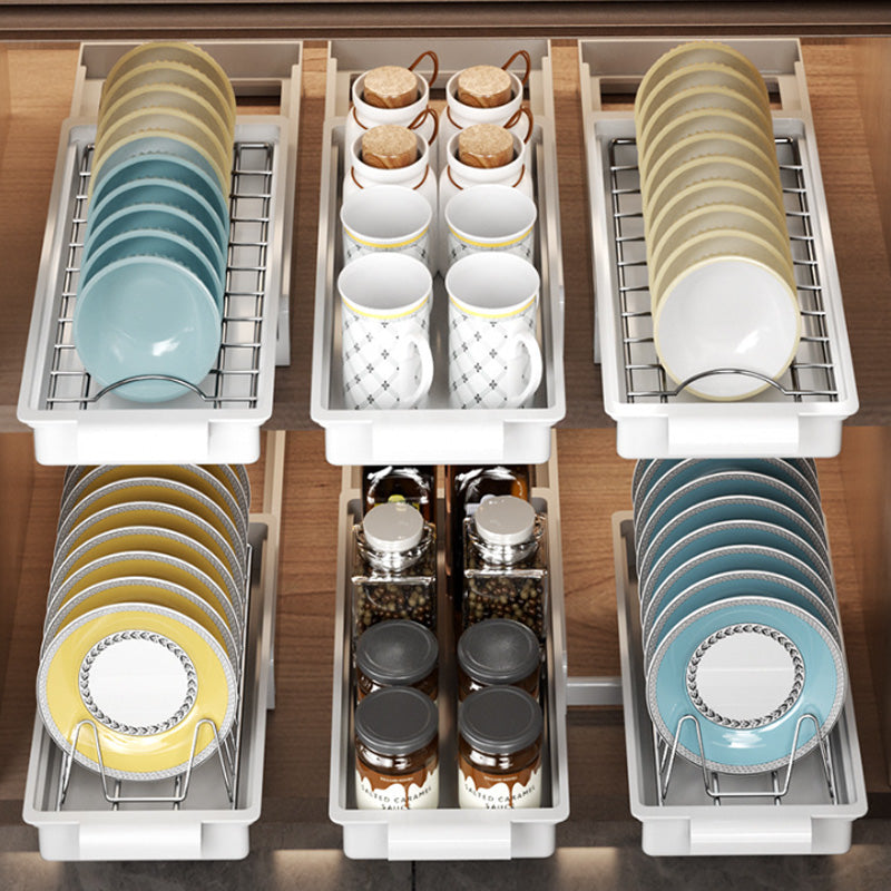 🔥🔥🔥In-Cabinet Pull-Out Drain Storage Rack🥣🍽️🍃