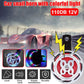 Universal Waterproof Car Snail Horn with Colorful Lights